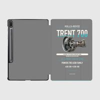 Thumbnail for TRENT 700 design on gray samsung tablet tablet case