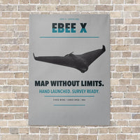 Thumbnail for AgEagle eBee X vertical canvas print - no frame - light gray background