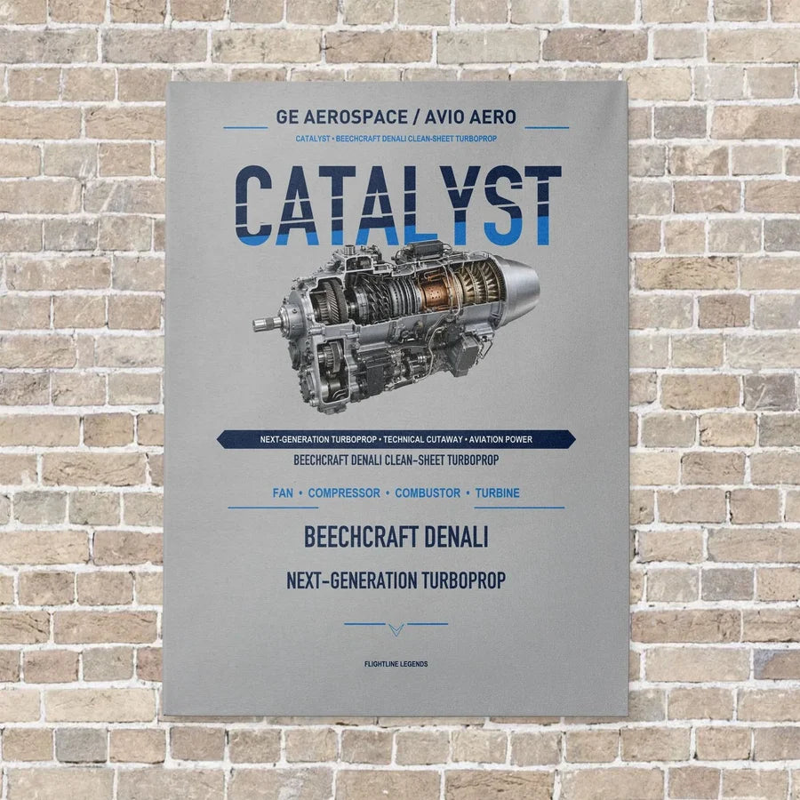 CATALYST vertical canvas print - no frame - light gray background