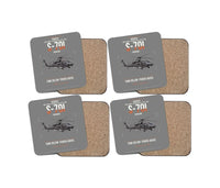 Thumbnail for Sikorsky S-70i FIREHAWK design on gray 4 pieces set coaster