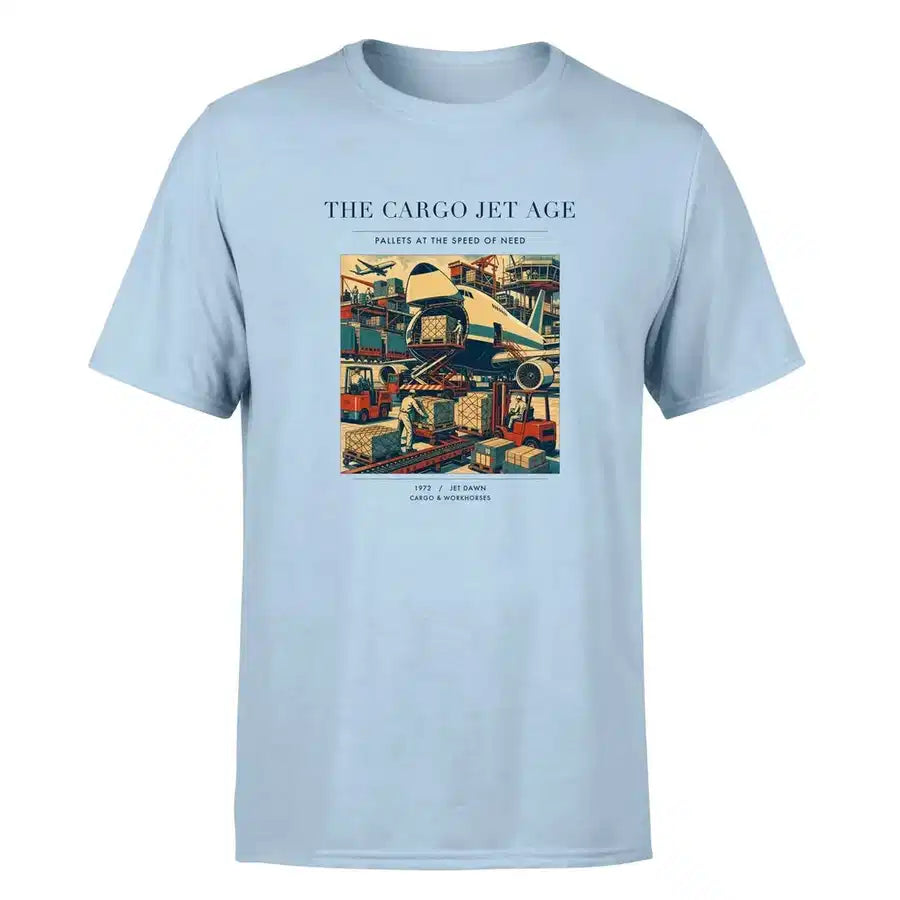 VINTAGE G4125 - The Cargo Jet Age - Premium T-Shirt design on lightblue premium t shirt