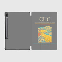 Thumbnail for Camilo Daza International Airport (CUC) design on gray samsung tablet tablet case