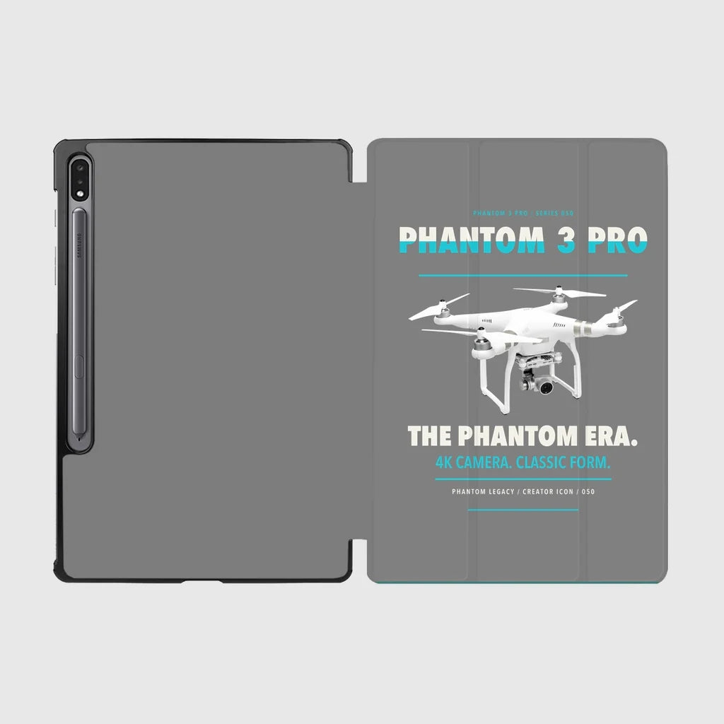 DJI Phantom 3 Professional design on gray samsung tablet tablet case