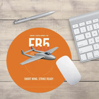 Thumbnail for de Havilland Vampire FB5 design on orange round mouse pad
