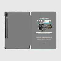 Thumbnail for CF6-80E1 design on gray samsung tablet tablet case