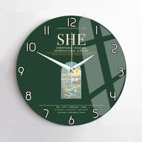 Thumbnail for Shenyang Taoxian International Airport SHE Wall-Clock No-Frame - Dark Green