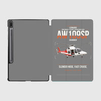 Thumbnail for Leonardo AW109SP GrandNew design on gray samsung tablet tablet case