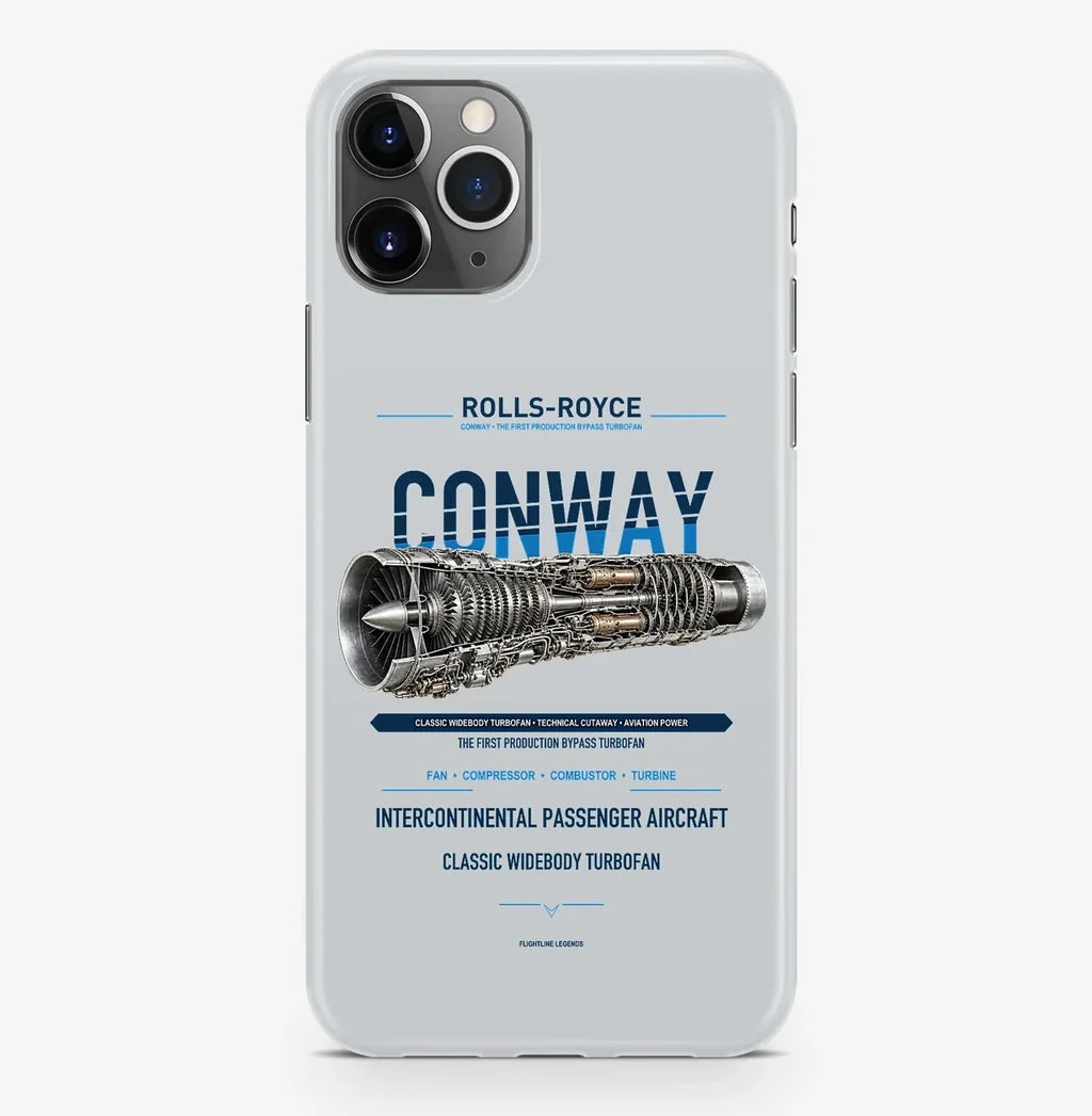 CONWAY Case ProMax design on light gray iphone case promax