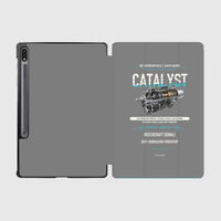 Thumbnail for CATALYST design on gray samsung tablet tablet case