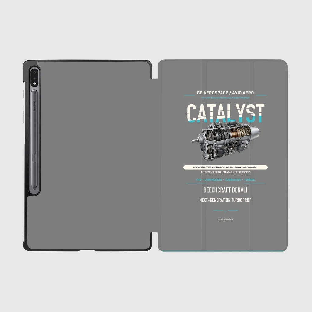 CATALYST design on gray samsung tablet tablet case