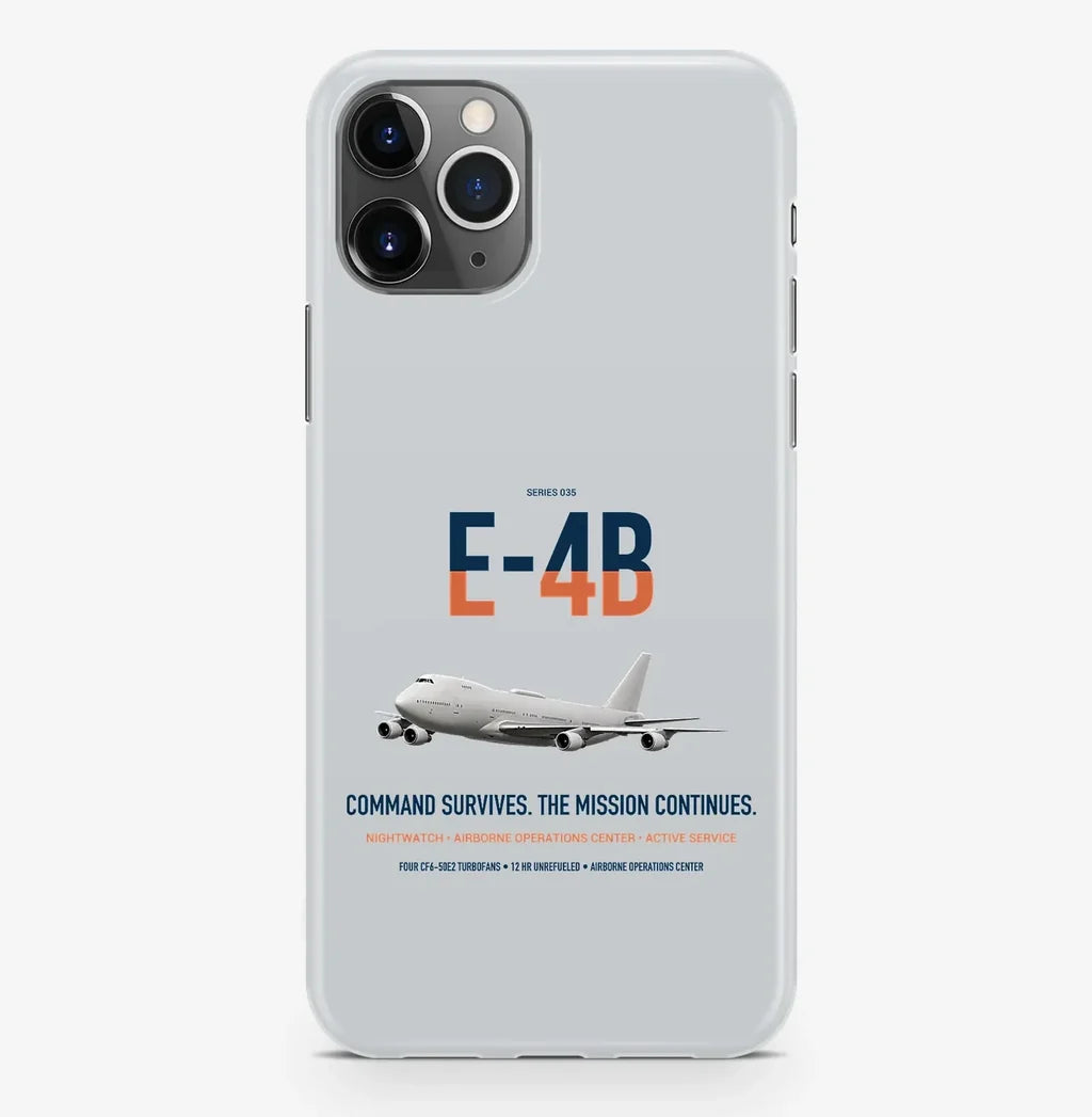 E-4B Nightwatch design on light gray magsafe iphone case, for iPhone Pro Max