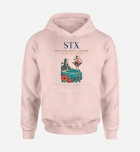 Thumbnail for Henry E. Rohlsen Airport (STX) design on pink hoodie single-side print
