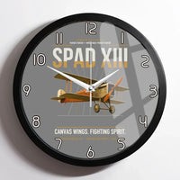 Thumbnail for SPAD XIII design on gray framed wall clock
