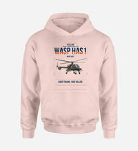 Thumbnail for Westland Wasp HAS1 design on pink double-side hoodie, single-side print