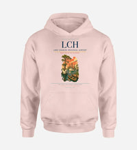 Thumbnail for Lake Charles Regional Airport (LCH) design on pink hoodie single-side print