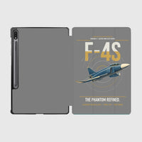 Thumbnail for F-4S Phantom II design on gray samsung tablet tablet case