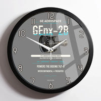 Thumbnail for GEnx-2B design on gray framed wall clock