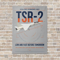 Thumbnail for BAC TSR-2 vertical canvas print - no frame - light gray background