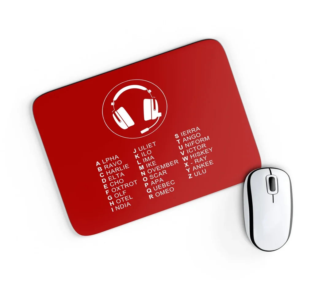 Aviation Alphabet Mouse Pad - view 9