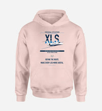 Thumbnail for Cessna Citation XLS design on pink double-side hoodie, single-side print