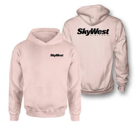 Thumbnail for Skywest Airlines logo on pink double side hoodie