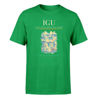 Thumbnail for Foz do Iguaçu International Airport (IGU) T-Shirt single-side front print in Green | foz-do-iguaçu-international-airport-igu-double-side-t-shirt