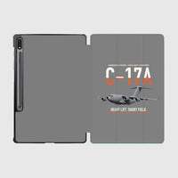 Thumbnail for C-17A Globemaster III design on gray samsung tablet tablet case