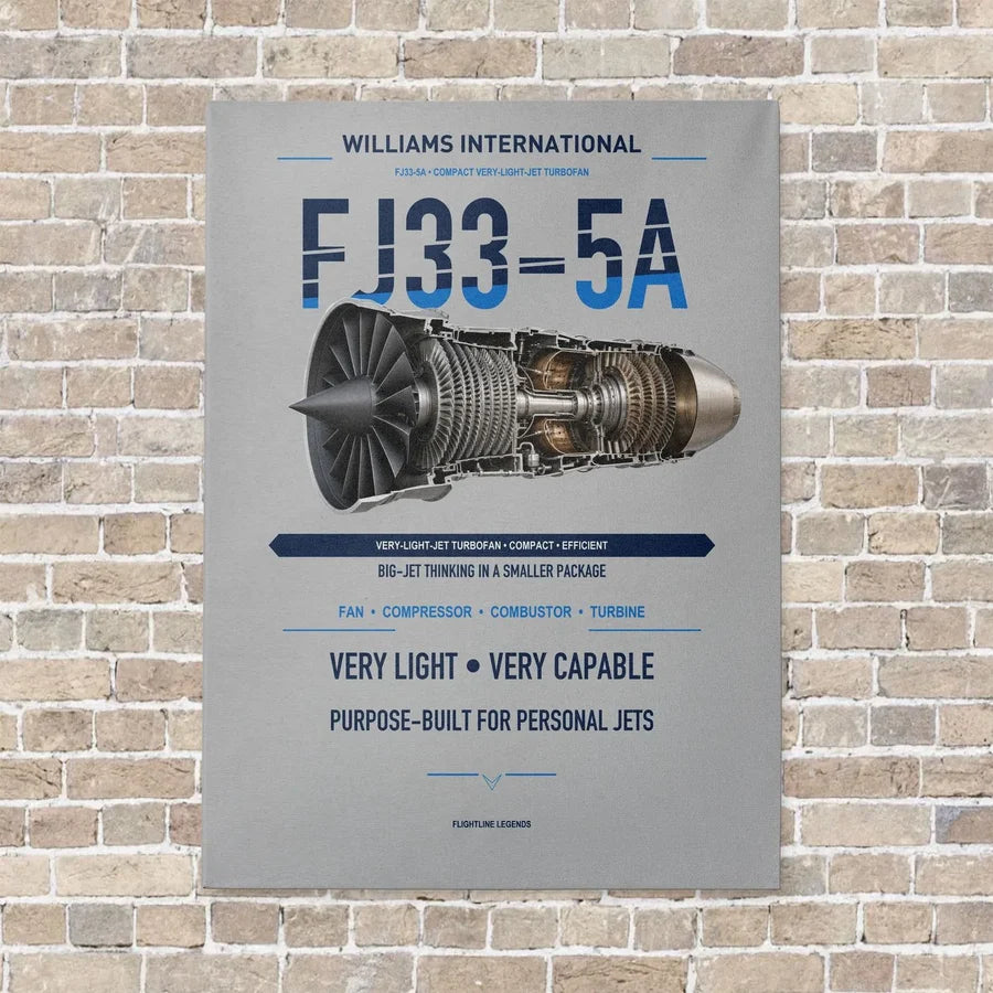 FJ33-5A vertical canvas print - no frame - light gray background