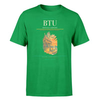 Thumbnail for Bintulu Airport (BTU) T-Shirt single-side front print in Green | bintulu-airport-btu-double-side-t-shirt