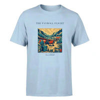 Thumbnail for VINTAGE G4413 - The Payroll Flight - Premium T-Shirt design on lightblue premium t shirt
