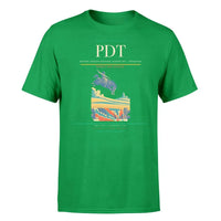 Thumbnail for Eastern Oregon Regional Airport (PDT) T-Shirt single-side front print in Green | eastern-oregon-regional-airport-pdt-double-side-t-shirt