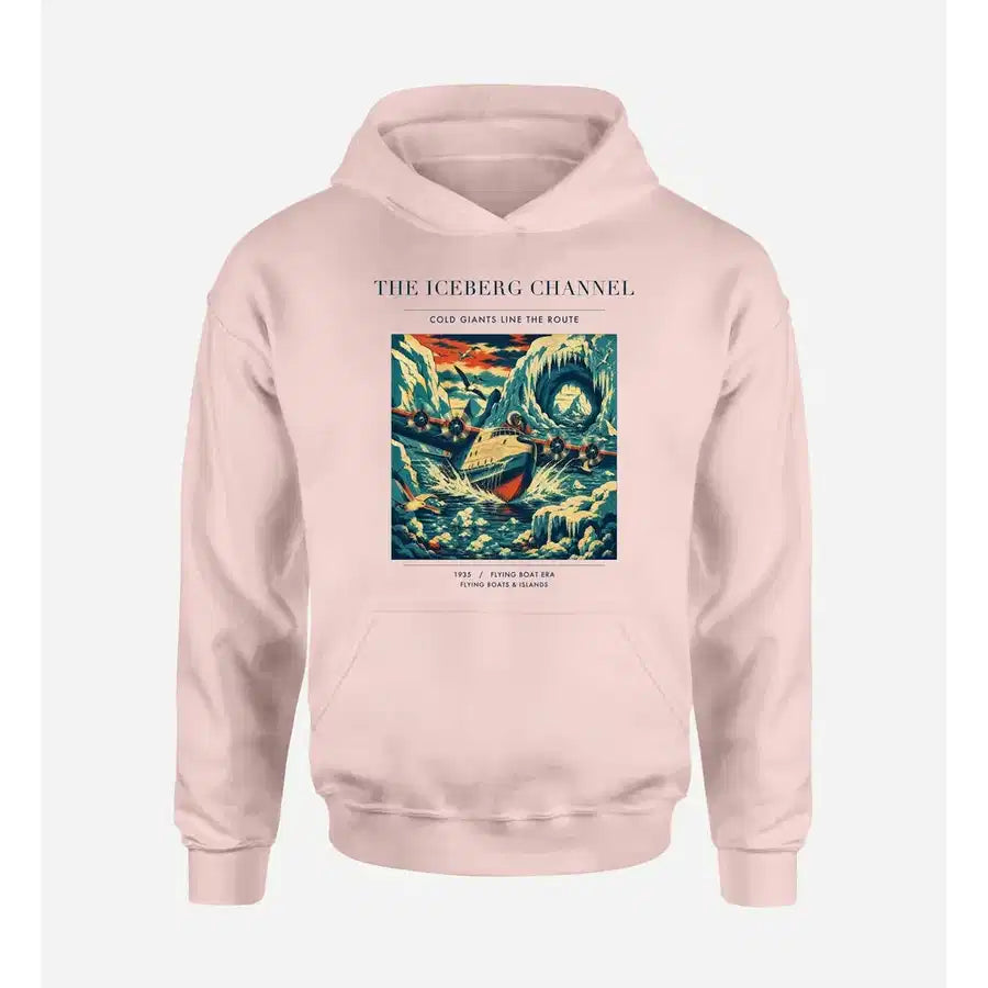 VINTAGE G4276 - The Iceberg Channel - Premium Hoodie design on pink premium