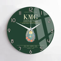 Thumbnail for Kunming Changshui International Airport KMG Wall-Clock No-Frame - Dark Green