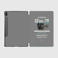 Thumbnail for GEnx-2B design on gray samsung tablet tablet case