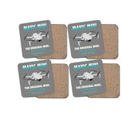 Thumbnail for DJI Mavic Mini design on gray 4 pieces set coaster
