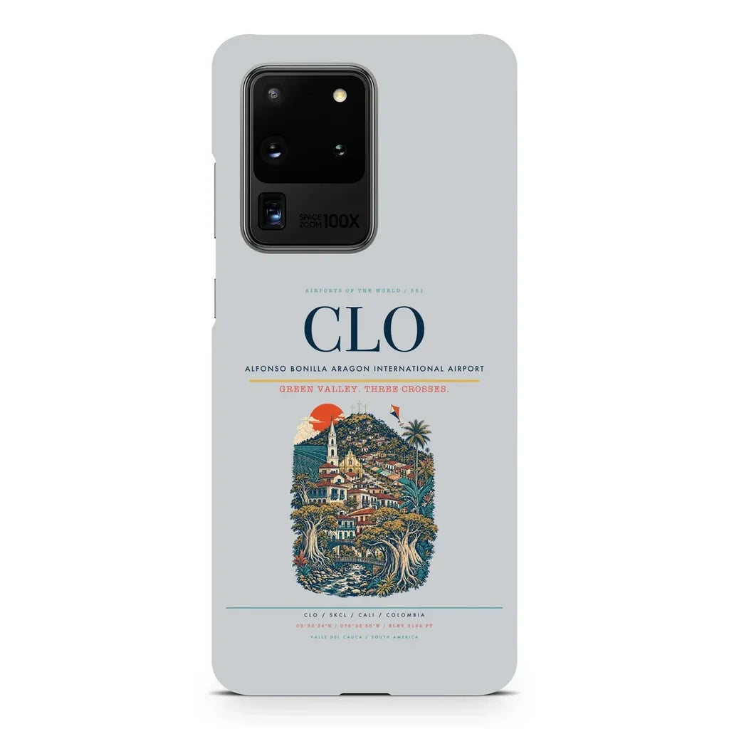 Alfonso Bonilla Aragon International Airport CLO Samsung Case - Light Gray