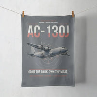 Thumbnail for AC-130J Ghostrider design on gray towel