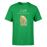 Thumbnail for Gazipasa-Alanya Airport (GZP) T-Shirt single-side front print in Green | gazipasa-alanya-airport-gzp-double-side-t-shirt