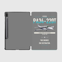 Thumbnail for Piper PA-34-220T Seneca V design on gray samsung tablet tablet case