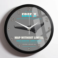Thumbnail for AgEagle eBee X design on gray framed wall clock