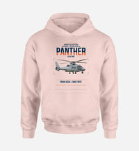 Thumbnail for Airbus Helicopters AS565 MBe Panther design on pink double-side hoodie, single-side print