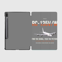 Thumbnail for RC-135V W Rivet Joint design on gray samsung tablet tablet case