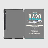 Thumbnail for Diamond DA20 design on gray samsung tablet tablet case