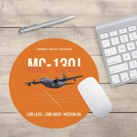 Thumbnail for MC-130J COMMANDO II design on orange round mouse pad