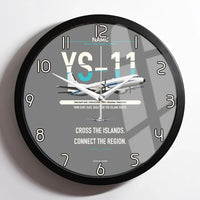 Thumbnail for NAMC YS-11A design on gray framed wall clock