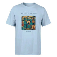 Thumbnail for VINTAGE G4235 - The Pony In The Hold - Premium T-Shirt design on lightblue premium t shirt