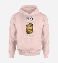 Thumbnail for Palanga International Airport (PLQ) design on pink hoodie single-side print