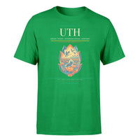 Thumbnail for Udon Thani International Airport (UTH) T-Shirt single-side front print in Green | udon-thani-international-airport-uth-double-side-t-shirt
