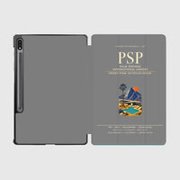 Thumbnail for Palm Springs International Airport (PSP) design on gray samsung tablet tablet case