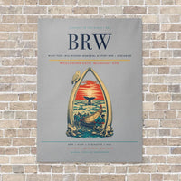 Thumbnail for Wiley Post–Will Rogers Memorial Airport BRW — Utqiagvik vertical canvas print - no frame - light gray background